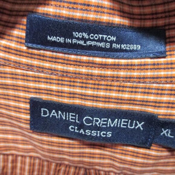DANIEL CREMIEUX CLASSICS BUTTON DOWN SHIRT SIZE XL - Picture 10 of 11